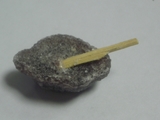 Scary fruit pastille on a stick