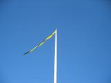 Pennant on a stick.
