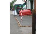 Barbers Pole with shiny top